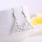 Celtic Silver-Tone Earrings