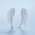 Women's angel wing earrings