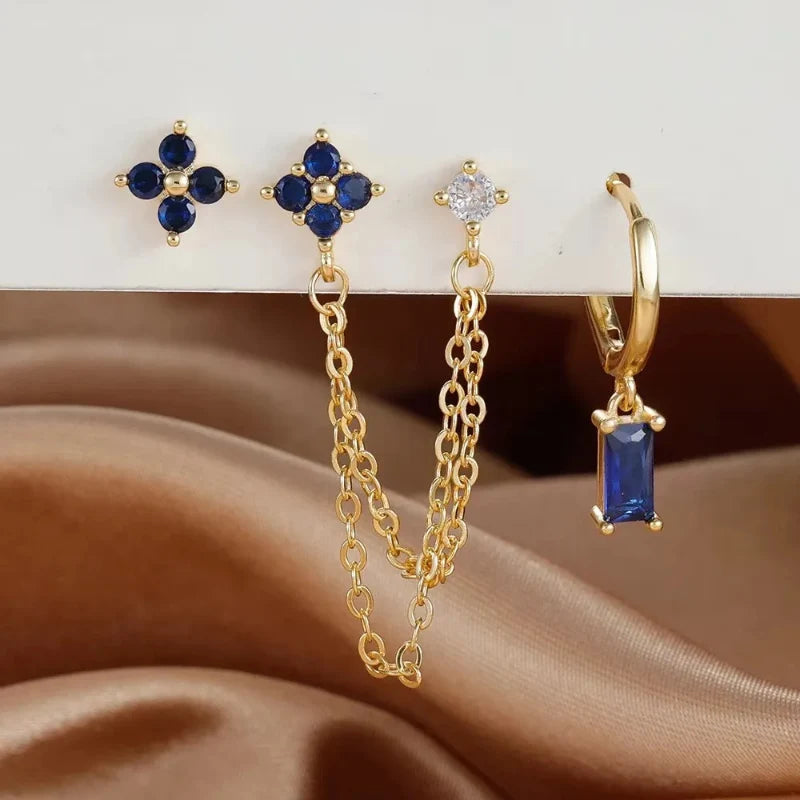 Birthstone Zircon Earrings