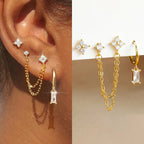 Birthstone Zircon Earrings