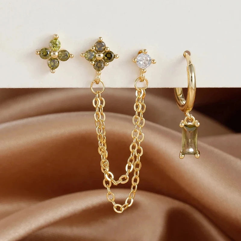 Birthstone Zircon Earrings