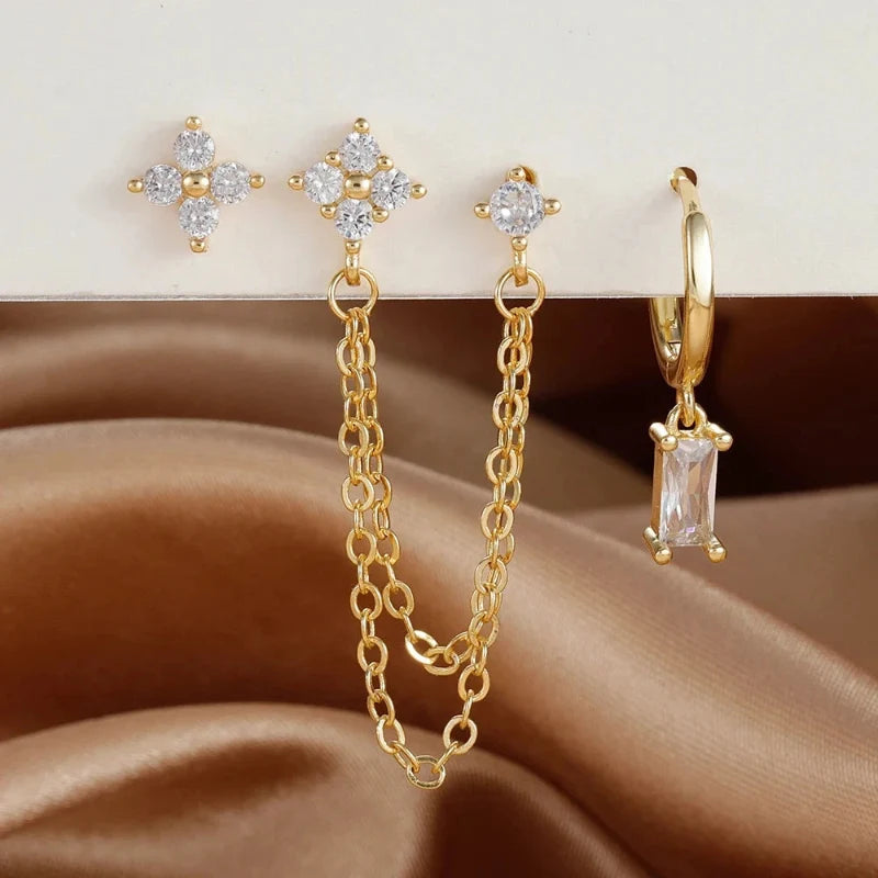 Birthstone Zircon Earrings