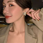 Heart Stud Earrings in Silver