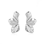 Demi-Flower Stud Earrings silver