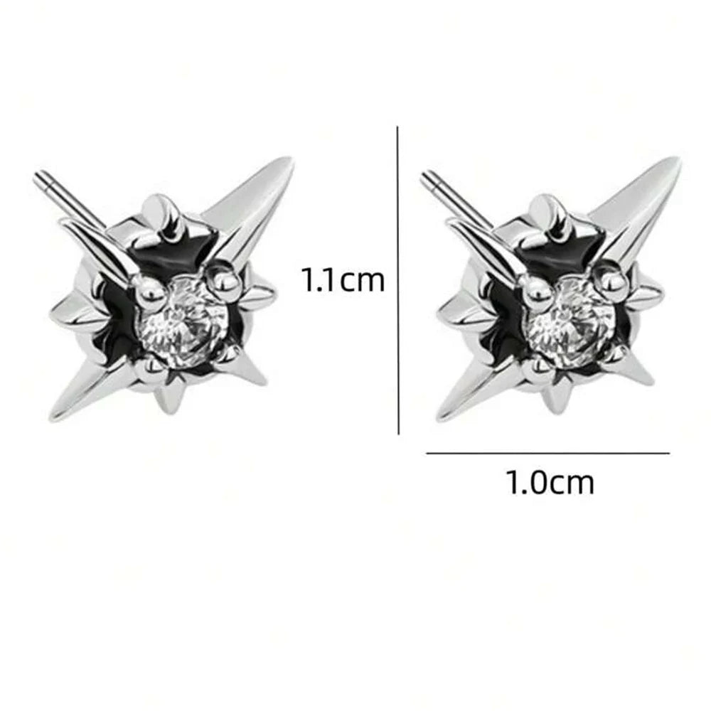 Men's Star Stud Earrings
