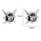 Men's Star Stud Earrings