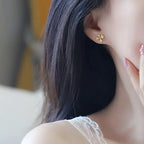 Elegant Flower Stud Earrings