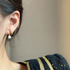 Teardrop Stud Earrings