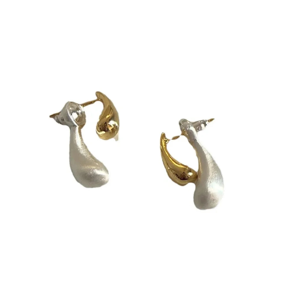 Teardrop Stud Earrings