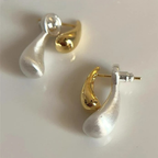 Teardrop Stud Earrings