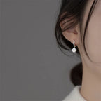 Daisy Flower Hoop Earrings a