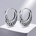 Nordic Viking Hoop Earrings 