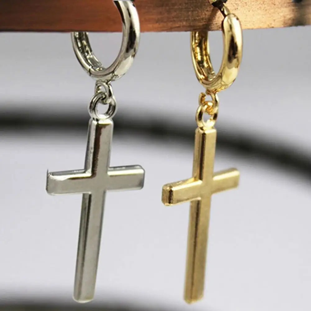 Cross Dangle Earrings