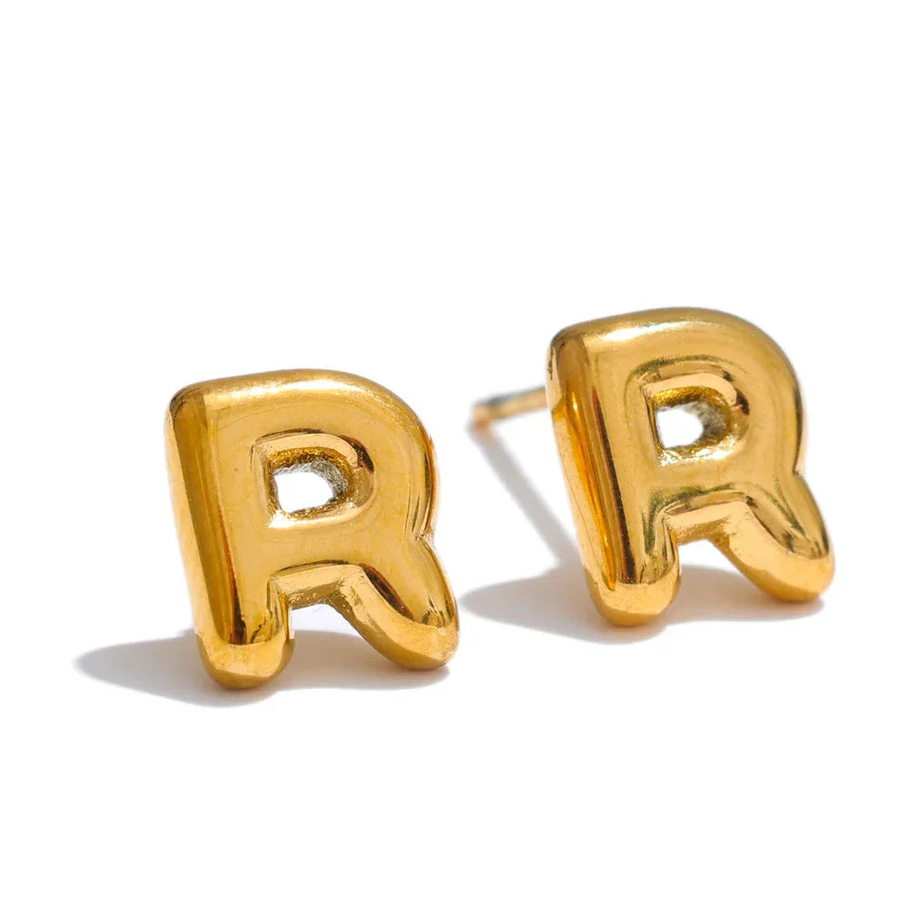 Custom initial earrings r