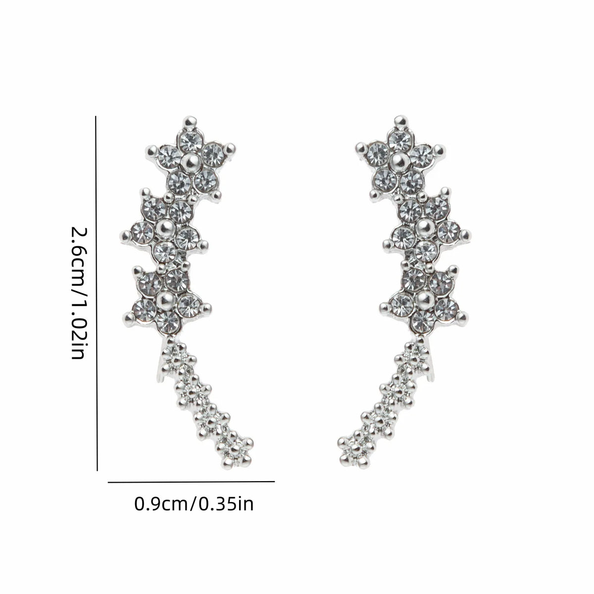 Timeless floral earrings