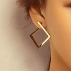 Geometric Gold Earrings