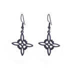 Witch's Knot Dangle Earrings for Women's Wiccan Protection