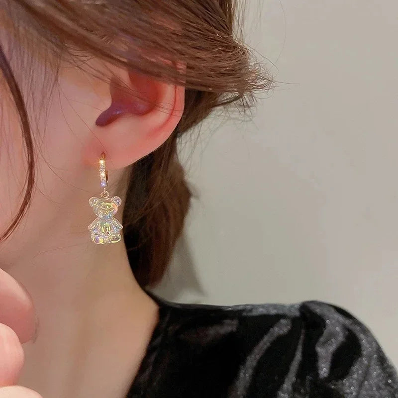 Translucent Bear Earrings