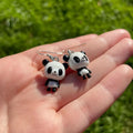 Panda Earrings
