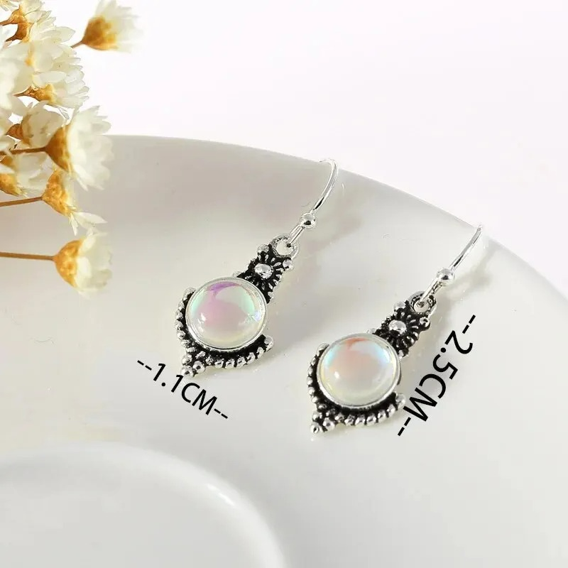 Moonstone Drop Earrings