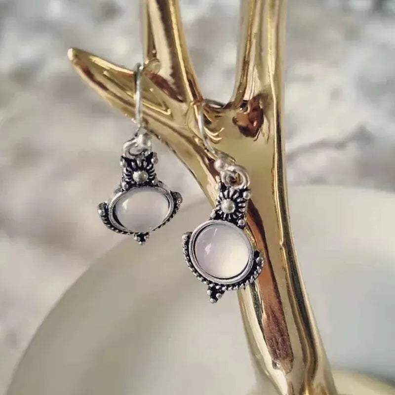 Moonstone Drop Earrings