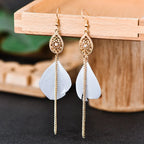 Bohemian Feather Dangle Earrings 5
