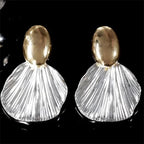 Scallop Shell Drop Earrings