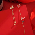 Christmas Dangle Earrings