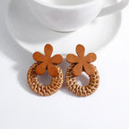 Bohemian Style Dangling Earrings with Natural Effect