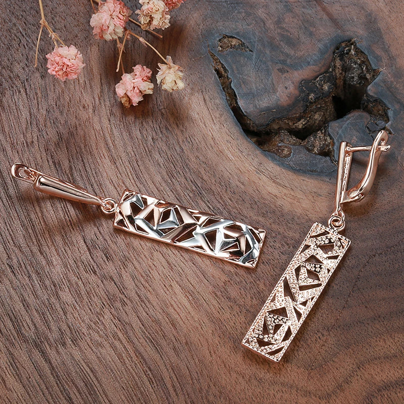 Modern Ethnic Drop Earrings