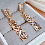 Modern Ethnic Drop Earrings