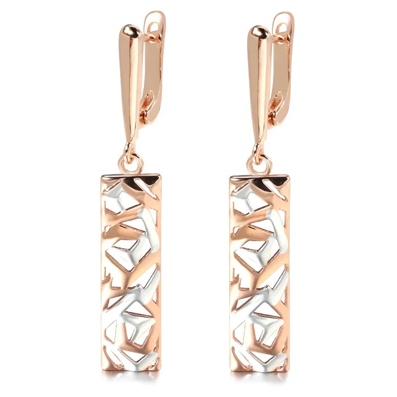 Modern Ethnic Drop Earrings