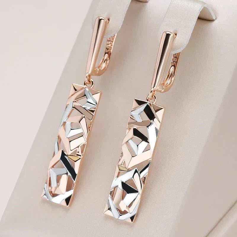 Modern Ethnic Drop Earrings