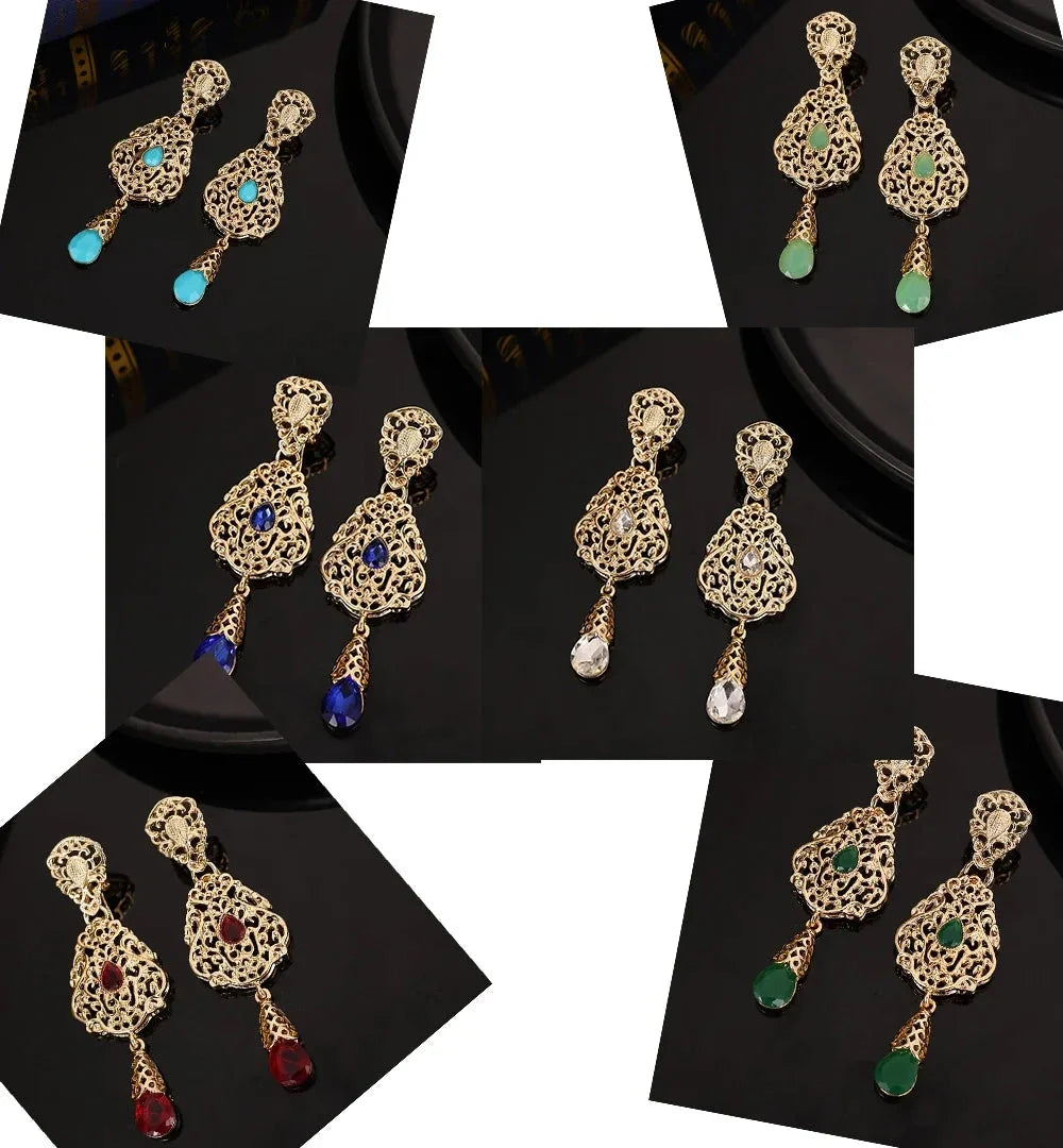 Ethnic Oriental Dangle Earrings