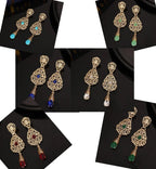 Ethnic Oriental Dangle Earrings