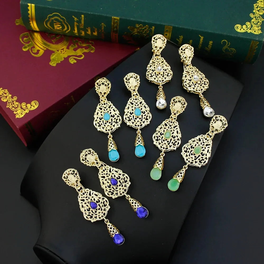 Ethnic Oriental Dangle Earrings