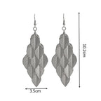 Women's Leaf Dangle Earrings 
