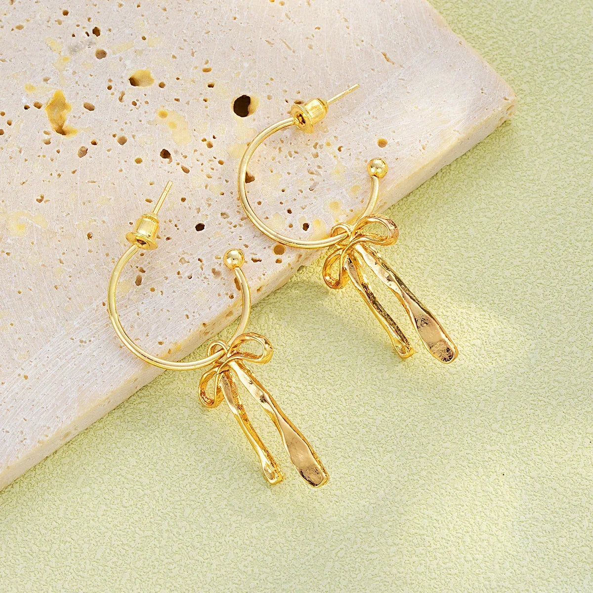 Bow Drop Earrings