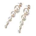 Dangling Pearl Drop Earrings