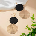 Bohemian Chic Round Drop Earrings
