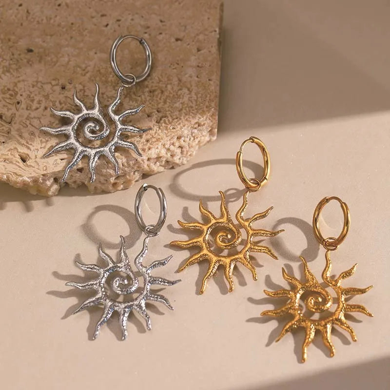 Sun Dangle Earrings