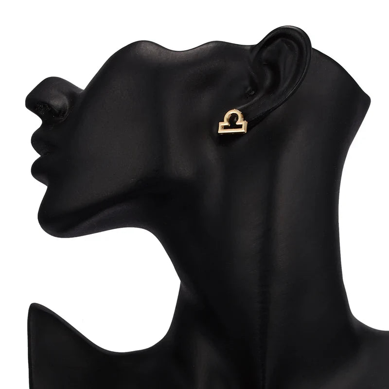 12 Constellations Zodiac Sign Earrings