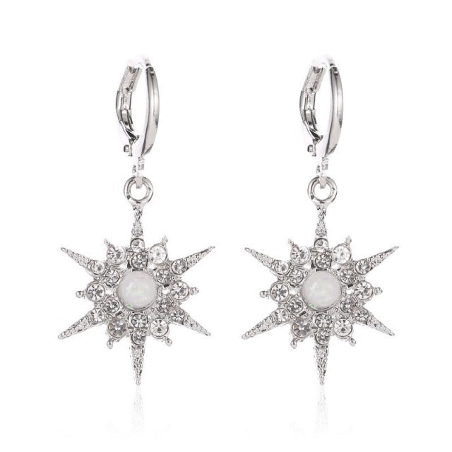 Sun Earrings silver