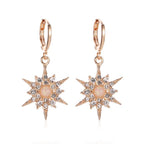 Sun Earrings for women gold