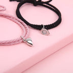 Couple Magnetic Bracelet black and pink