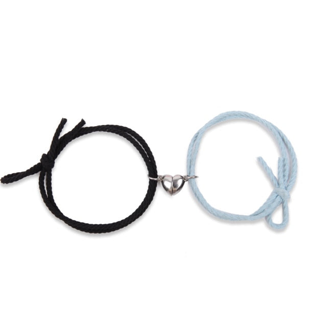 Couple Magnetic Bracelet black and blue