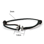 Marine anchor bracelet