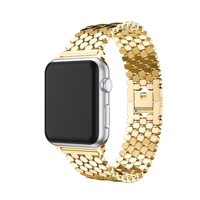 Deluxe Apple Watch Band Gold