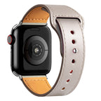 Apple Watch Leather Band in Off-White