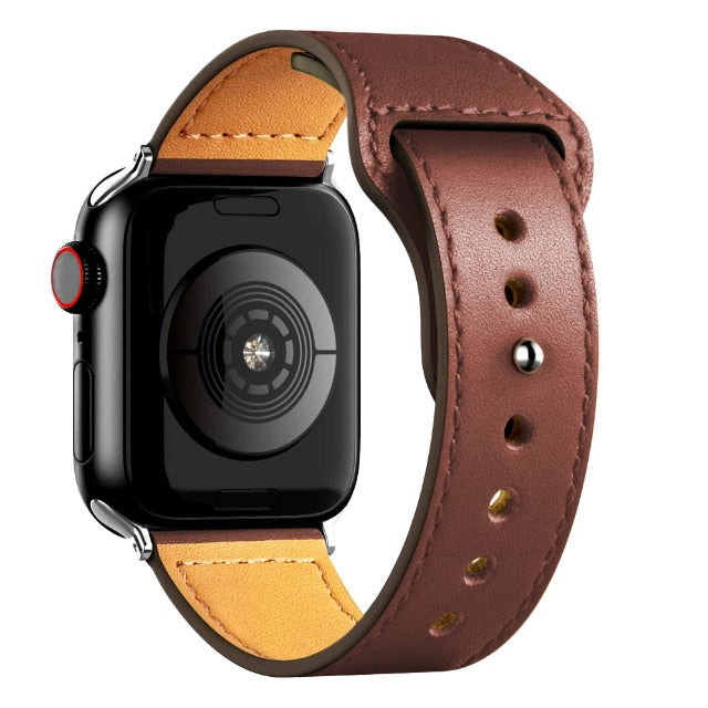 Apple Watch Leather Band in Coffee